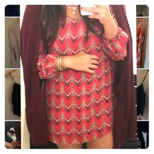 Fun Pink Pattern Dress